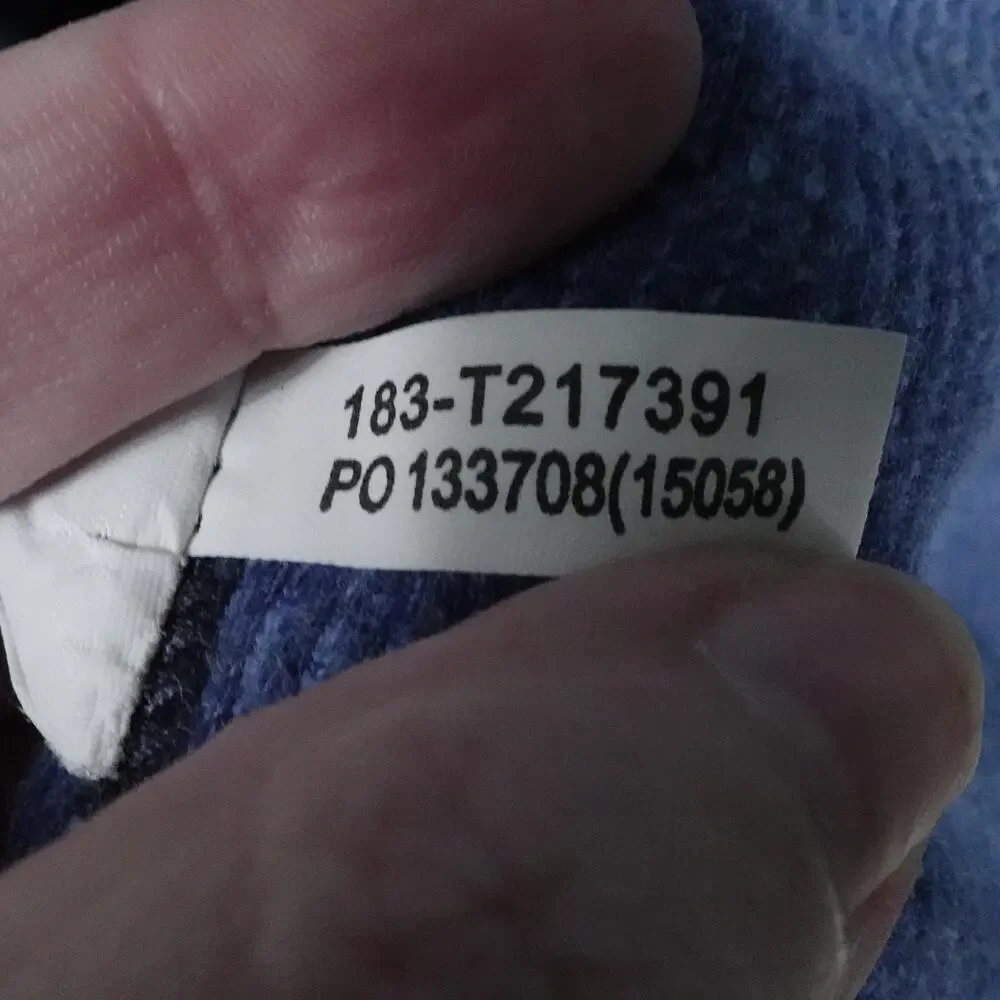 Tommy Bahama Sweater‎ Mens Large Blue Reversible Half Zip Pullover Fall